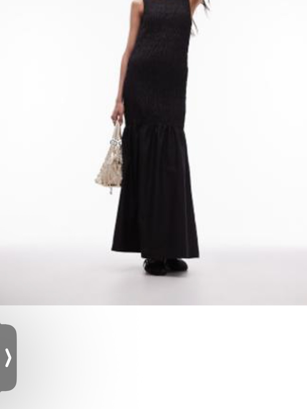Topshop Black Maxi Mermaid Skirt